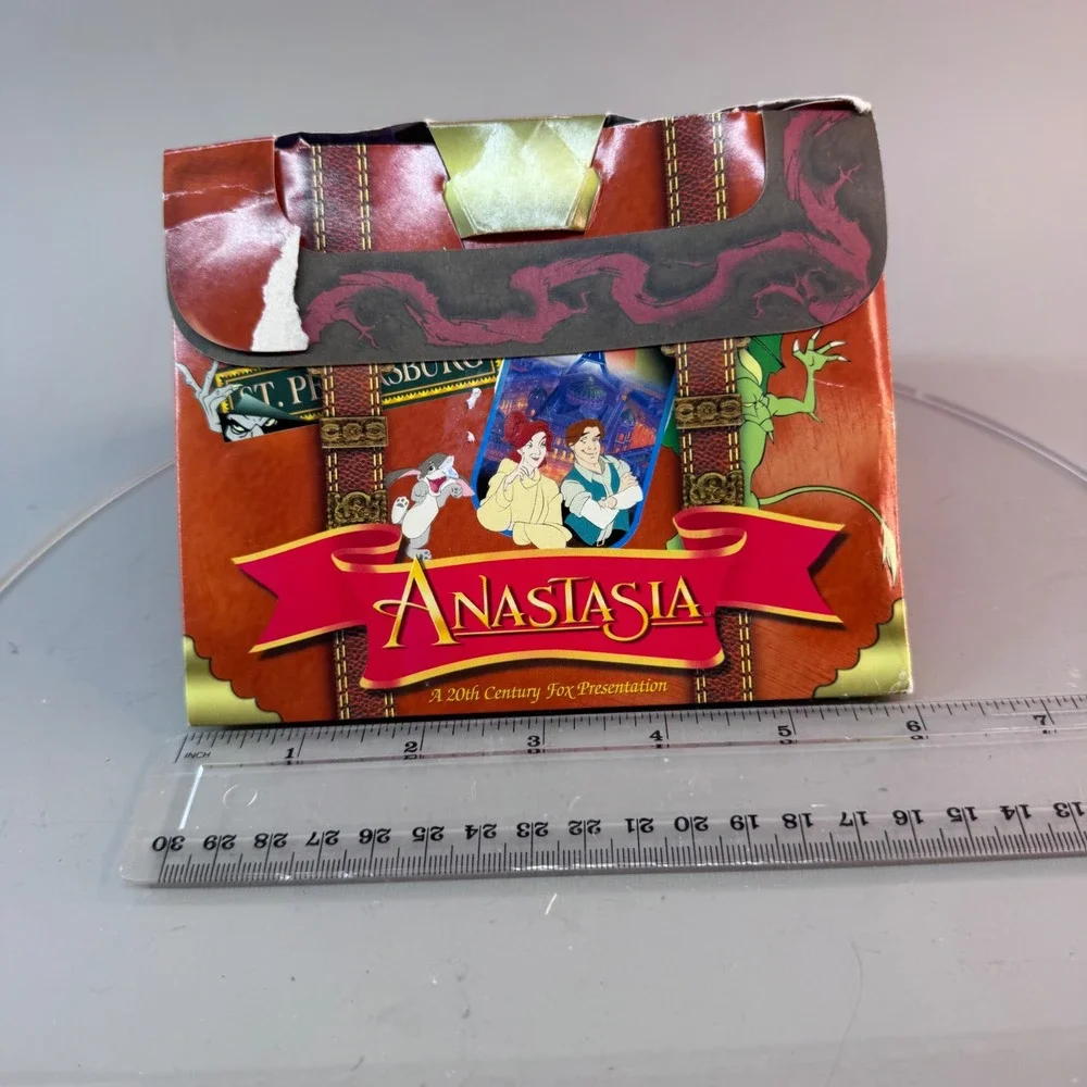 Burger King Anastasia Movie Figures Set OS Brown Vintage 90s Collectible Toy
